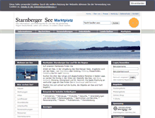 Tablet Screenshot of marktplatz.starnbergersee-info.de