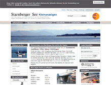 Tablet Screenshot of kleinanzeigen.starnbergersee-info.de