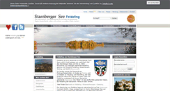 Desktop Screenshot of feldafing.starnbergersee-info.de